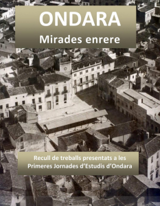 Ondara. Mirades enrere I