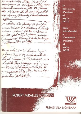La demografia d’Ondara al segle XVIII